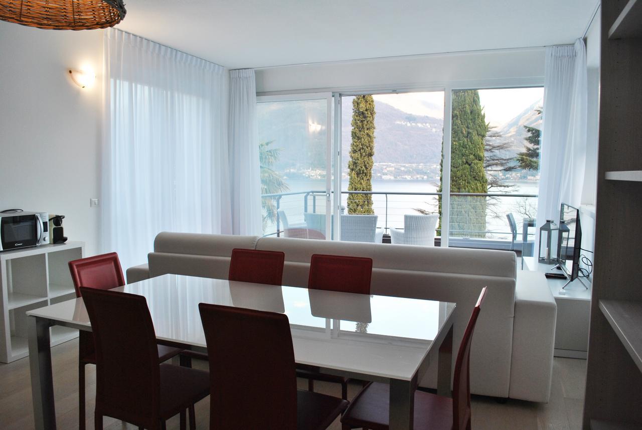 Baia Blu - Luxury Apartments With Pool Cremia Bagian luar foto